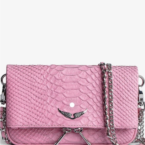 ZADIG&VOLTAIRE Rock Nano Embossed Snake shoulder bag - Picture 1 of 6